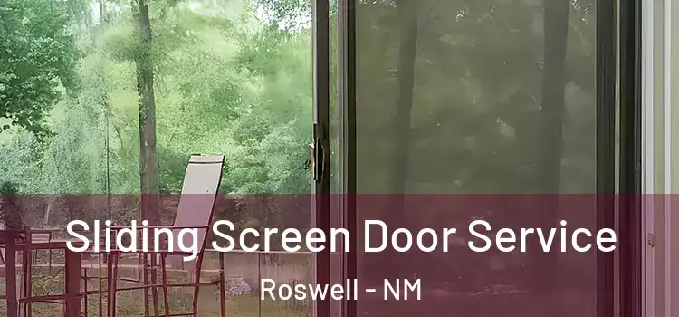 Sliding Screen Door Service Roswell - NM